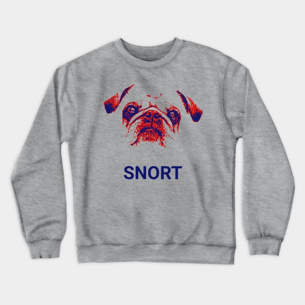 SNORT Crewneck Sweatshirt by childofthecorn